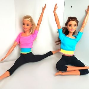 Barbie endless moves dolls Set of 2